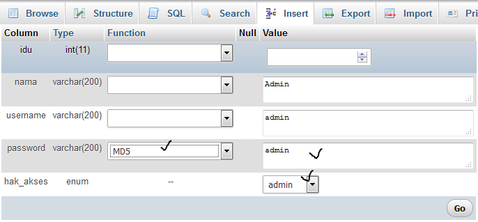 create-table-users admin