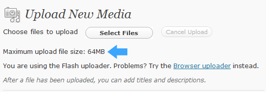 meningkatakan limit upload wordpress