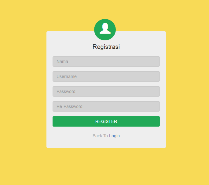 Membuat Form Registrasi dengan Bootstrap dan PHP  ONPHPID 