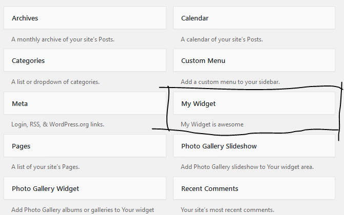 Membuat Widget WordPress