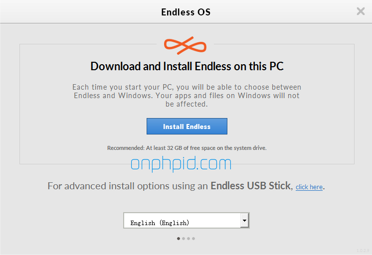 start endless os